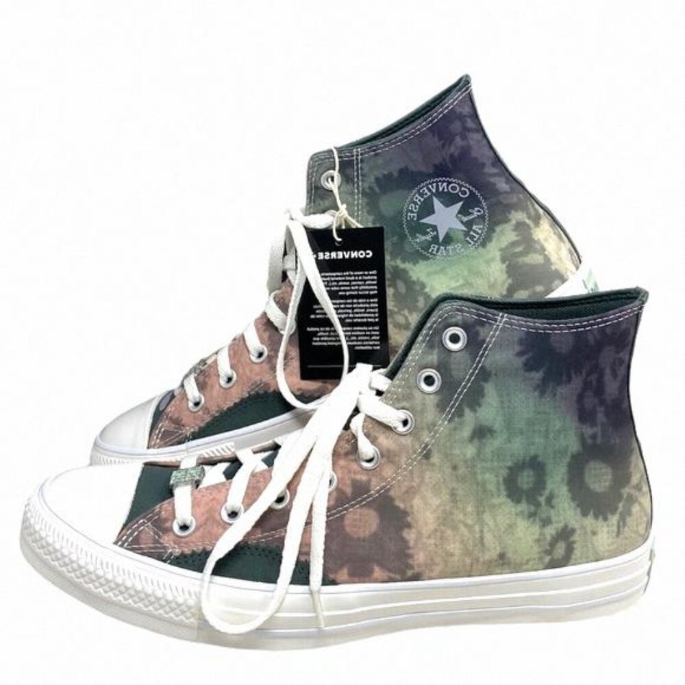 Converse Chuck Taylor High Skate Sneaker Vintage Green A07147C Shoe Men's Canvas
